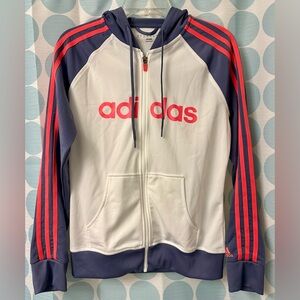 Adidas Women’s Warm Up Jacket, Purple/Pink/White, Size M, NWOT